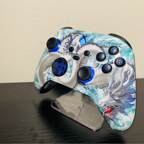 Microsoft Xbox Premium Custom Modded Controller with LEDs “Dragon 2” - Picture 4 of 5